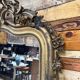 Large gilded mirror - 19th century