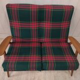 Scandinavian bench compass feet