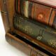 Pair of bookends (& secret boxes) in trompe l'oeil Stacked books