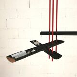 Post-modern chandelier with 3 lights, 1980/90