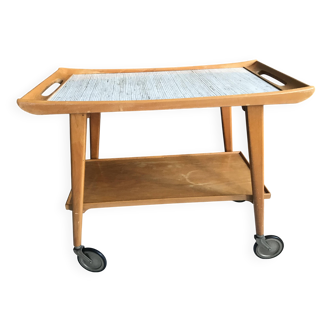 Vintage Opal Klein Möbel Serving trolley
