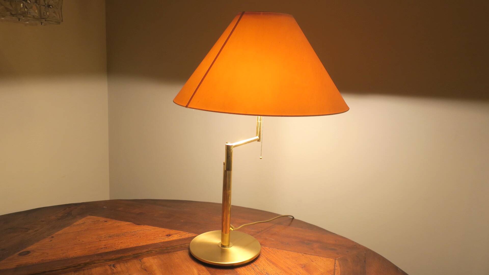 Italian multi-adjustable brass table lamp by Relux Milano, 1970s