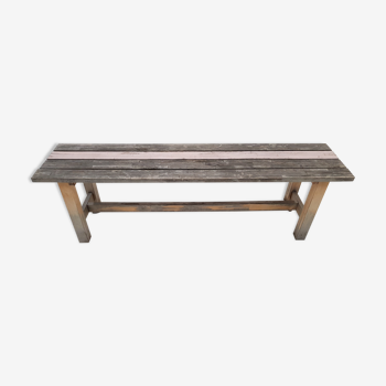 Banc en bois vintage