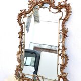 Miroir baroque en bronze xixème h= 104 cm