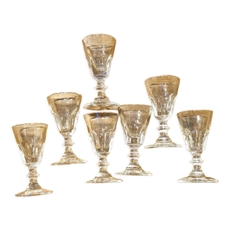 set de 7 verres à liqueur