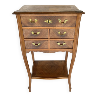 Louis XV style side table with drawer