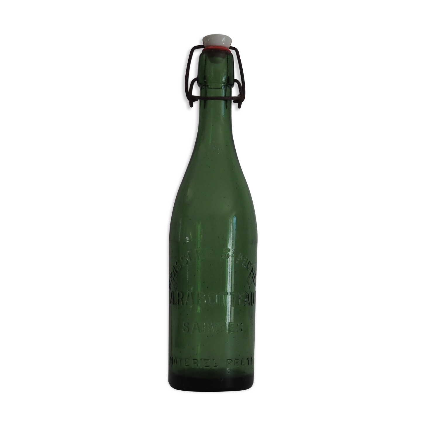 Glass bottle "Brasserie St-Michel - A. Rabotteau - Saintes".