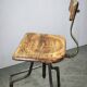 1940s Czechoslovak Industrial Height Adjustable Swivel Workshop Chair