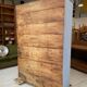 Blue patinated workshop furniture locker room