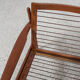 Midcentury Danish pair of easy chairs in teak by Arne Vodder for Glostrup