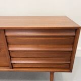 Enfilade danoise en teck long 220, années 1960