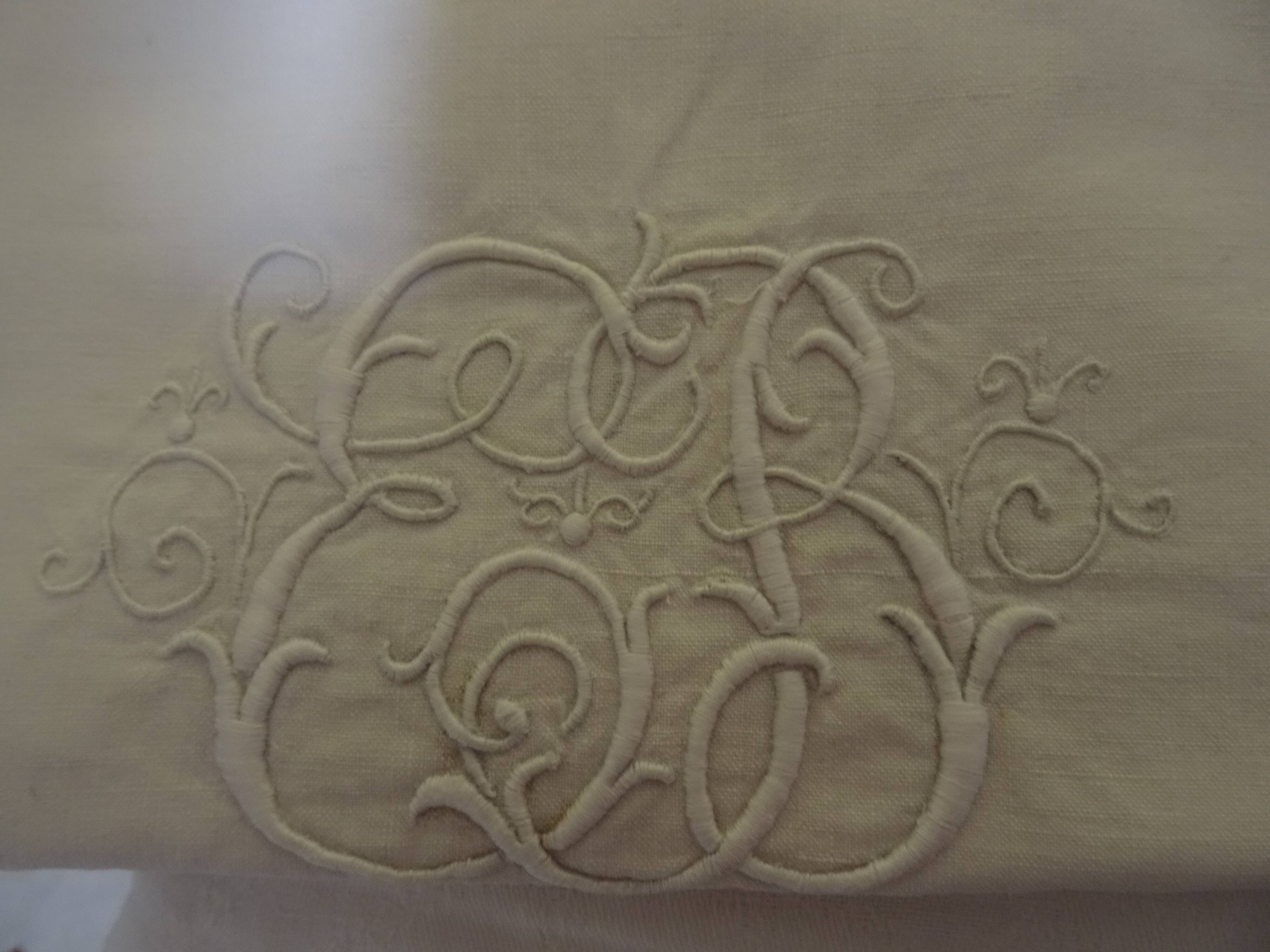 Old pillowcases pair