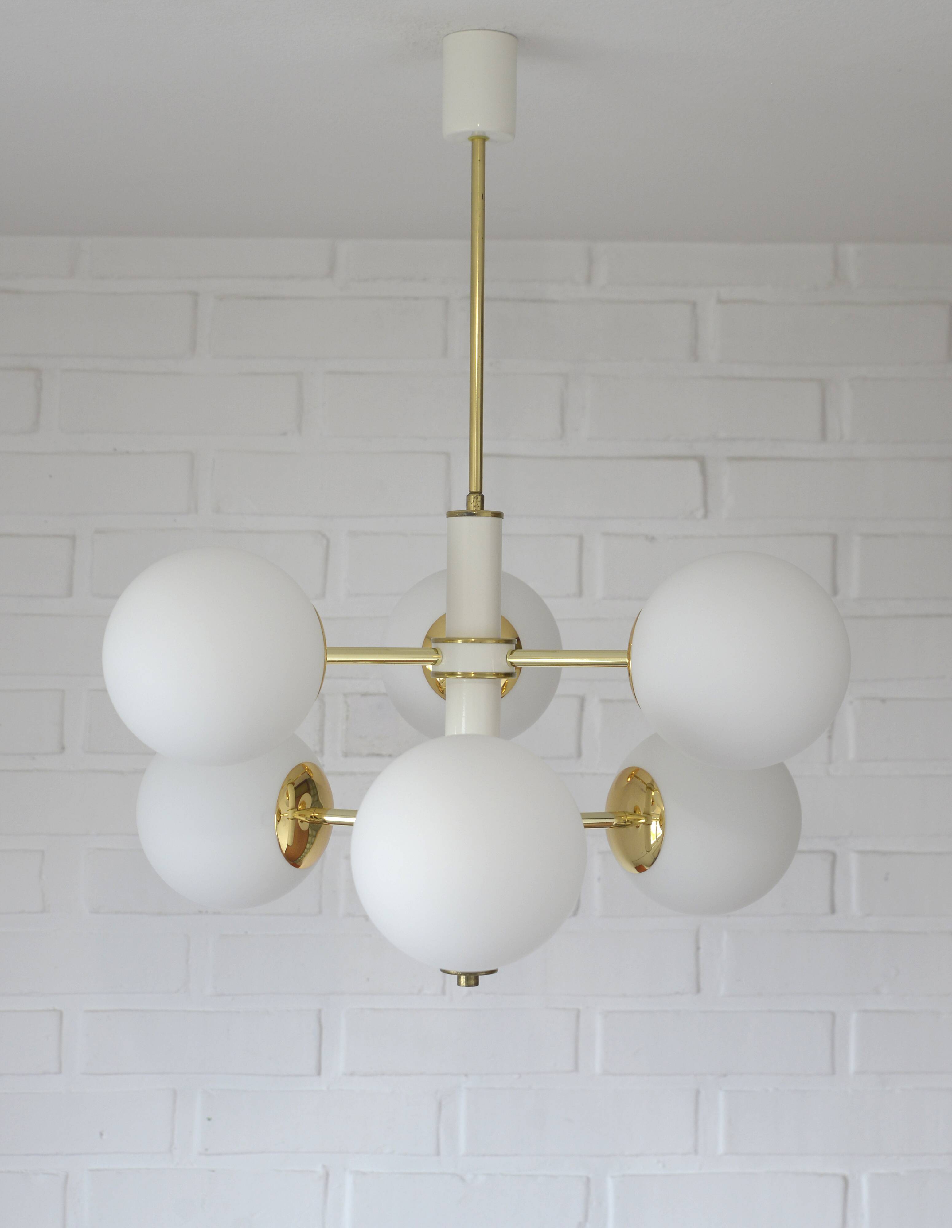 Sputnik  MCM hanging lamp vintage pendant light Space Age  style 1970's