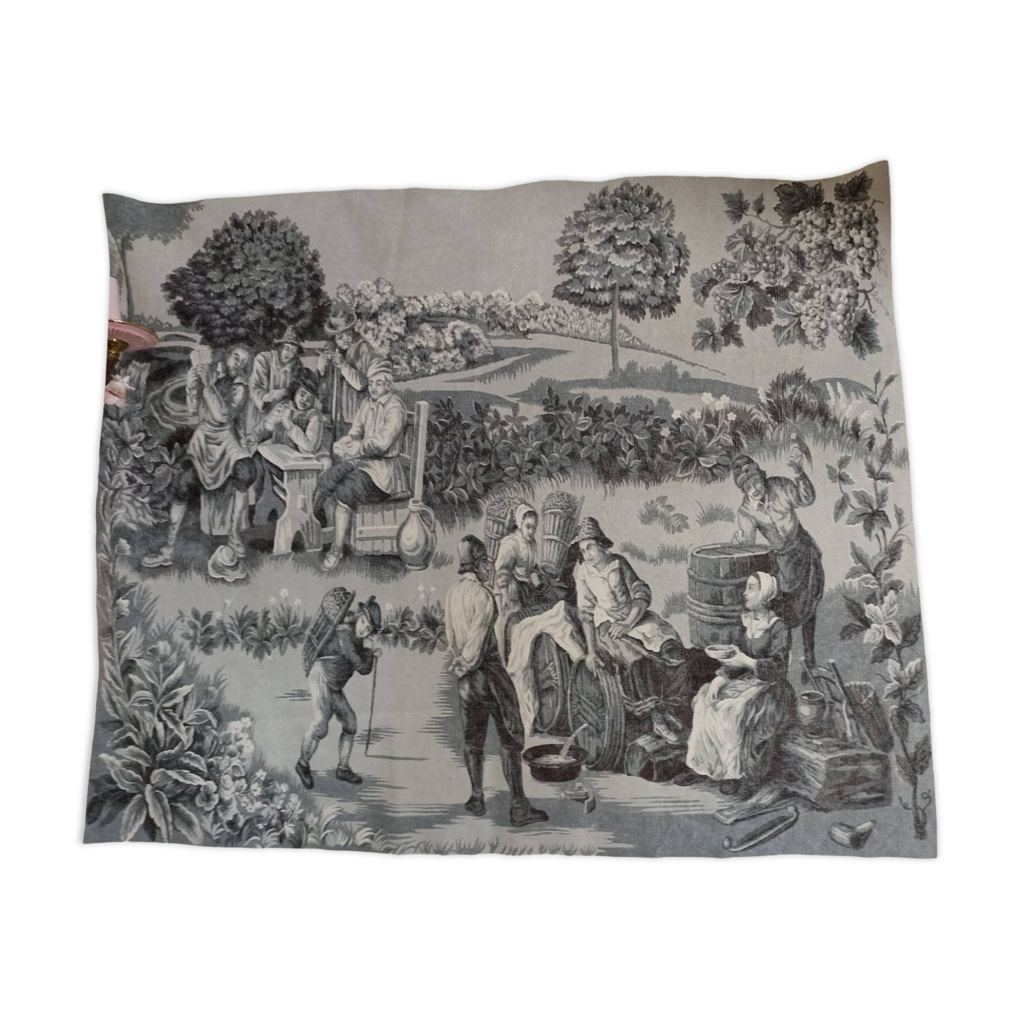 Large vintage decorative panel