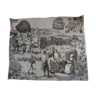 Large vintage decorative panel