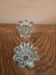 Pair of Reims glass candle holders