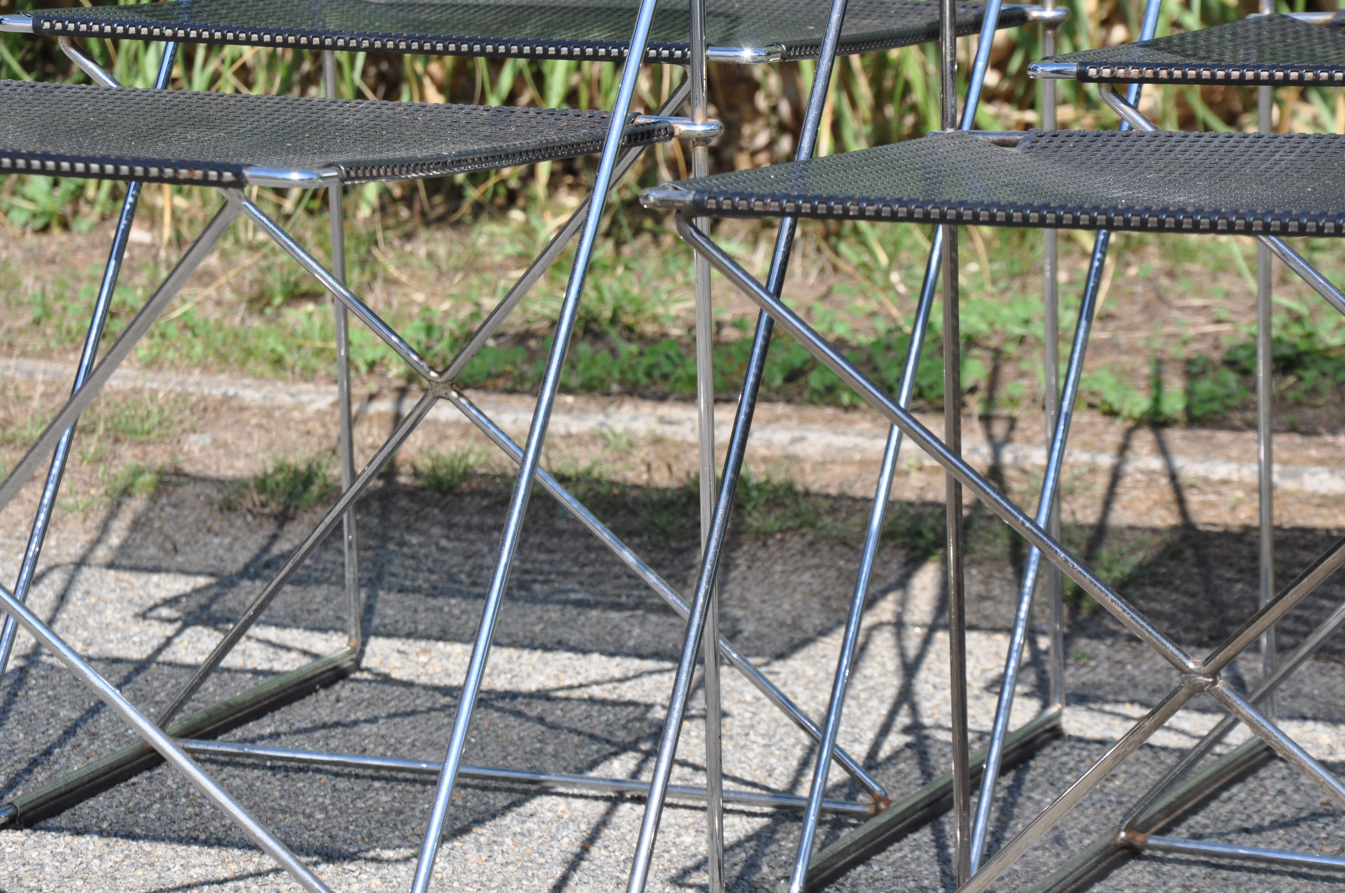Nuova x line omli chairs by Niels Jørgen Haugesen