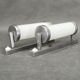Pair of Art Deco Chrome and Glass Wall Lights, 1930s