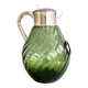 Carafe en verre cristal, “Kalte Ente”, pichet vintage en argent massif