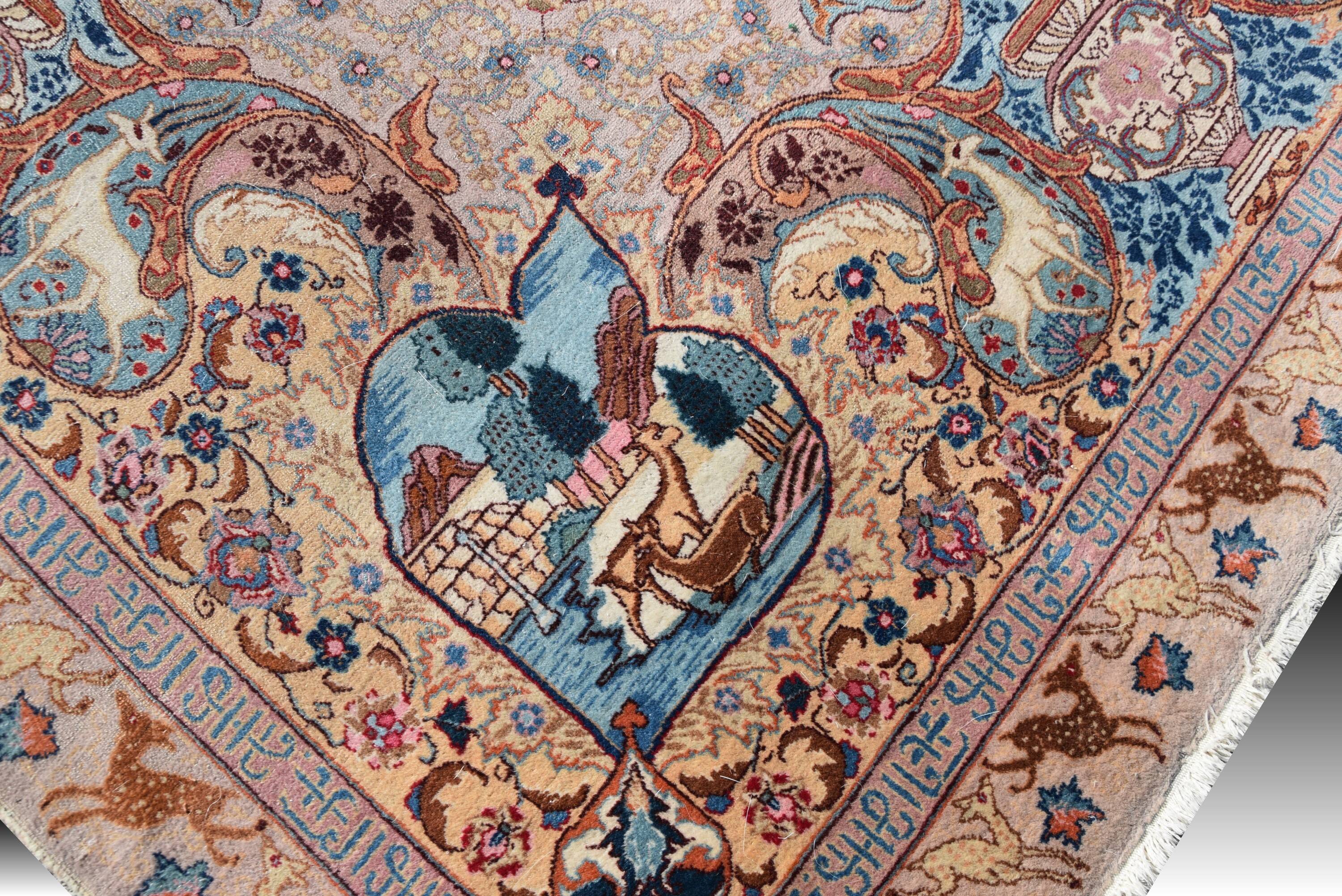 Large Iranian Oriental Rug KASHMAR - 2.95 x 3.95 Meters