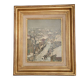 Pierre Gontard - Huile Sur Isorel "Paysage Enneigé"
