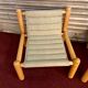 Pair of 1970s/80s armchairs in natural wood