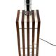 Hollywood regency wood and lucite table lamp base, Italy, 1970s