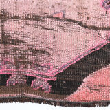 1x2 Vintage pink door mat, 1x2 door mat, 2.6x1.8 Ft