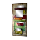 Large metal "polychrome" mirror — 1970s