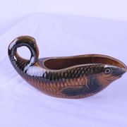 Saucière Sarreguemines en forme de poisson
