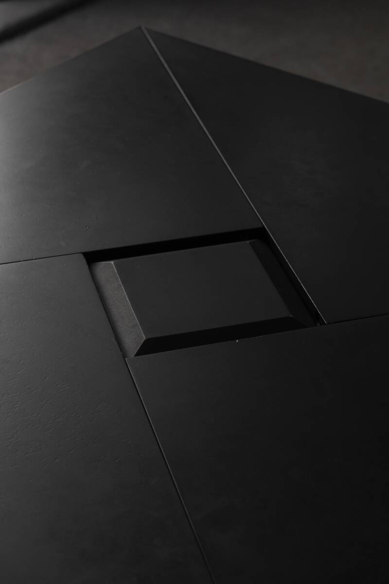 Origami dining table, Italy, 1980s