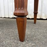 Art Deco table sculpted in solid wood