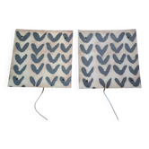 Deux appliques murales vintage Ikea