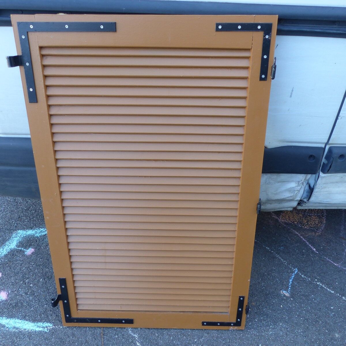 Wooden louvers 1 swing