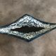 Cut ceramic centerpiece by vallauris fat lava sea foam 55 cm