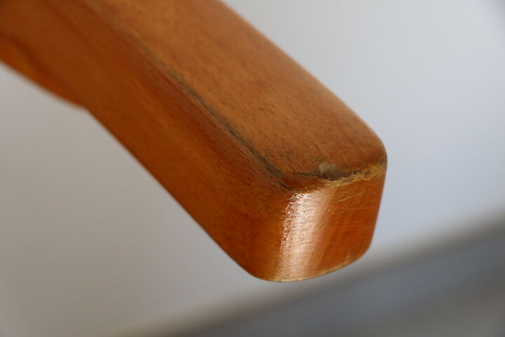 Baumann light beech armchair