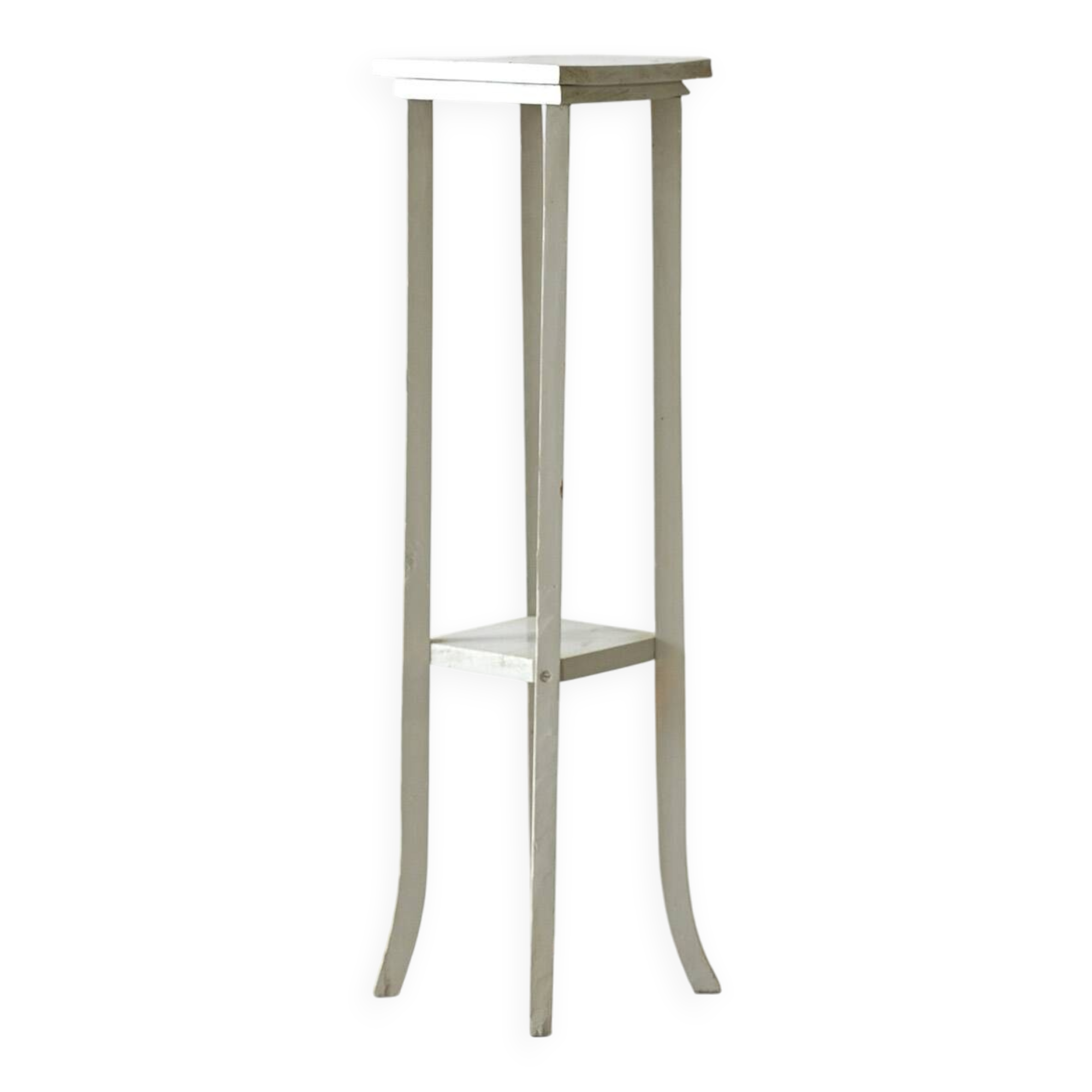 Vintage Swedish Painted Wood Pedestal