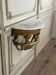Carved wooden console in Louis XVI style circa 1900