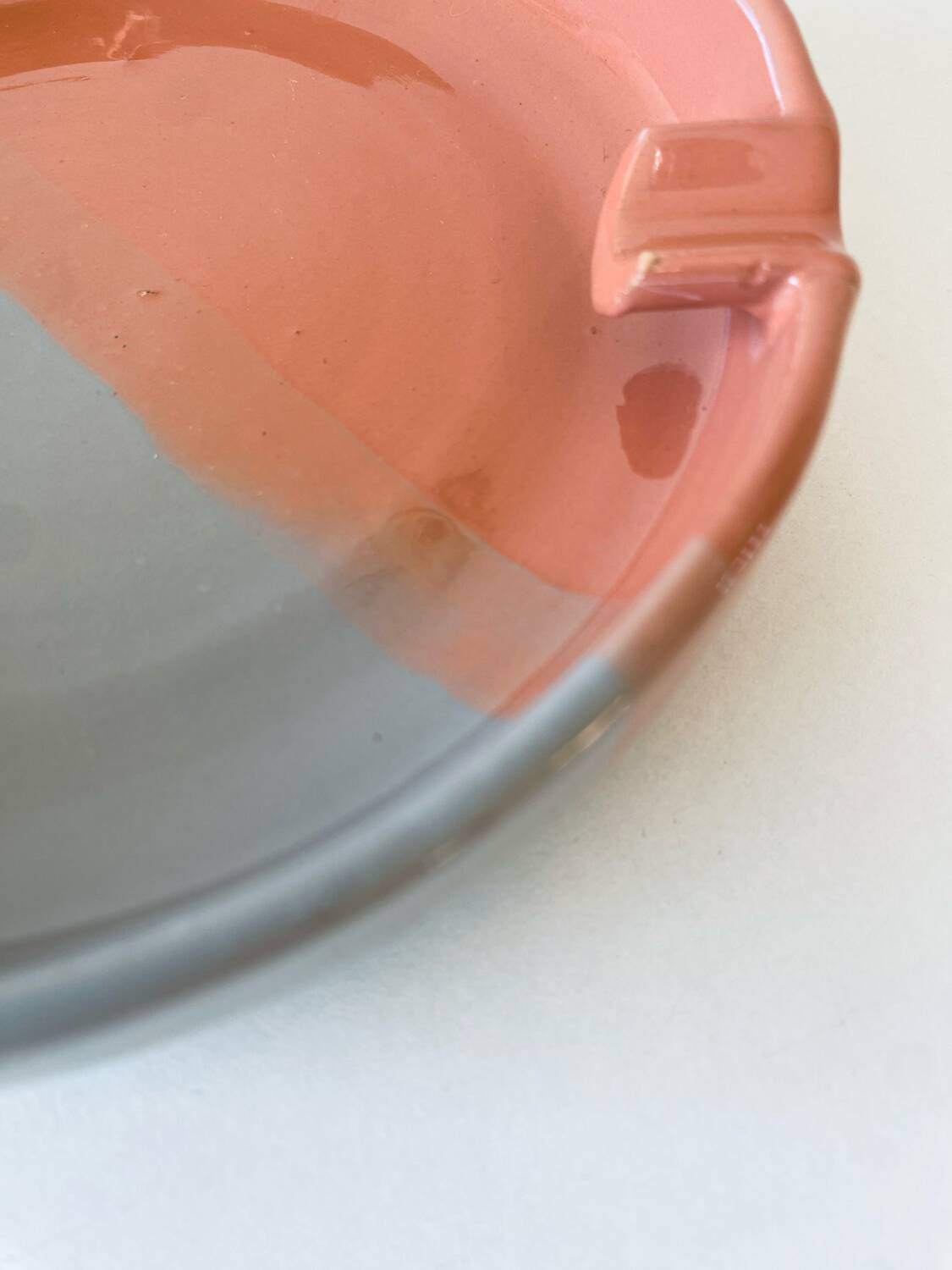 pocket, ceramic ashtray from Tuscany