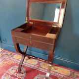 Coiffeuse en acajou d'époque Charles X - 52 x 74 cm