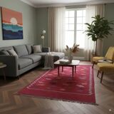 Bespoke Berber rug Bordeaux