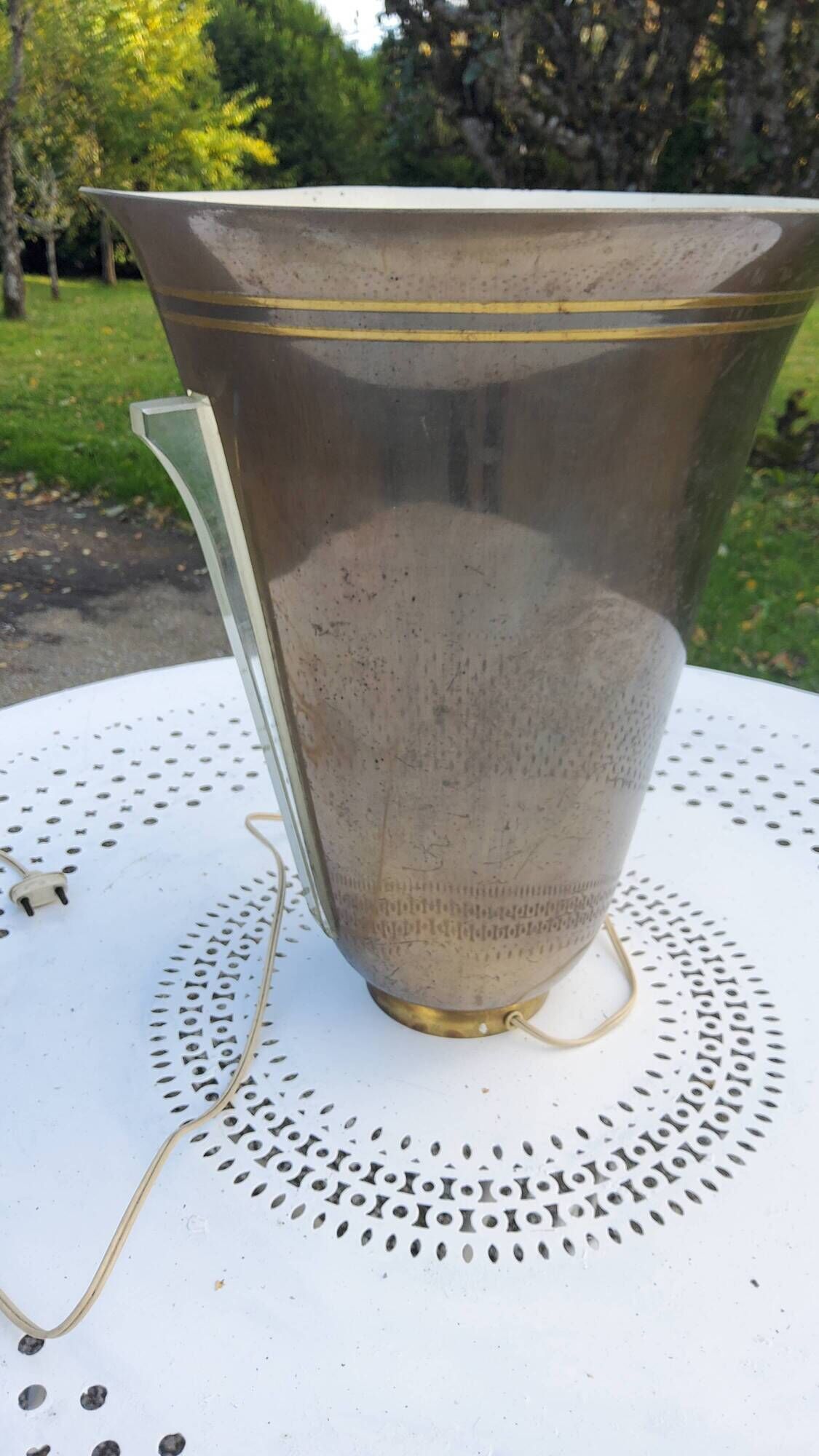 Art deco lamp from the 30s/40s of the Morand house
