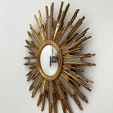 Rare oval convex sun mirror (3 pieces available)