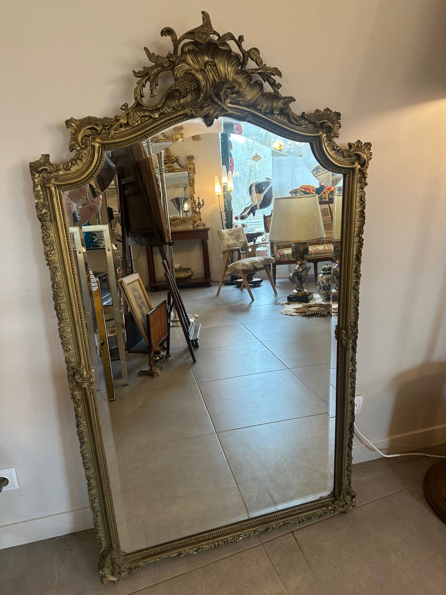 Antique mirror, circa 1900
