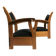 Paire de chaises longues hollandaises des années 1930