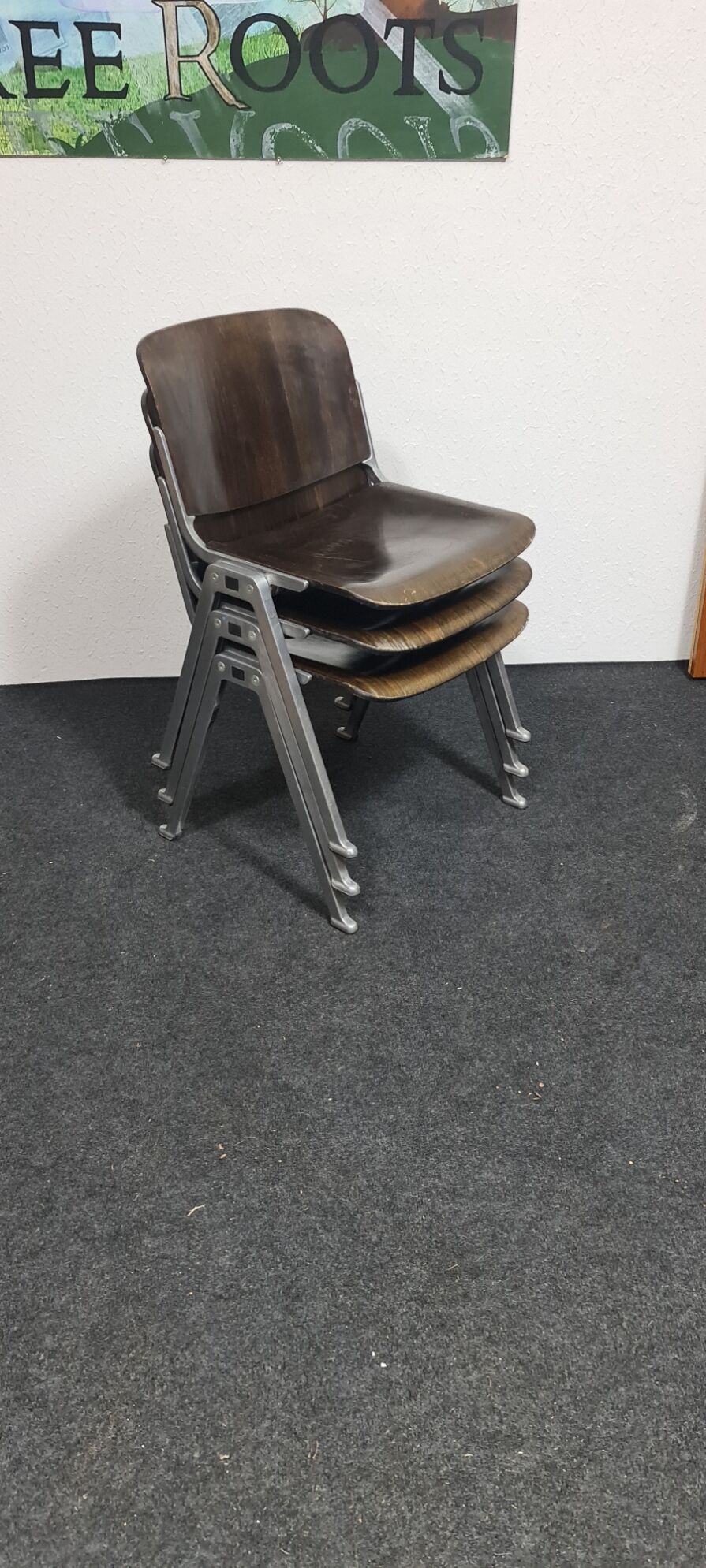 Vintage stacking chair