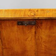 1930s Antique Cabinet with Writing Area in Walnut Finish ,Czechoslovakia