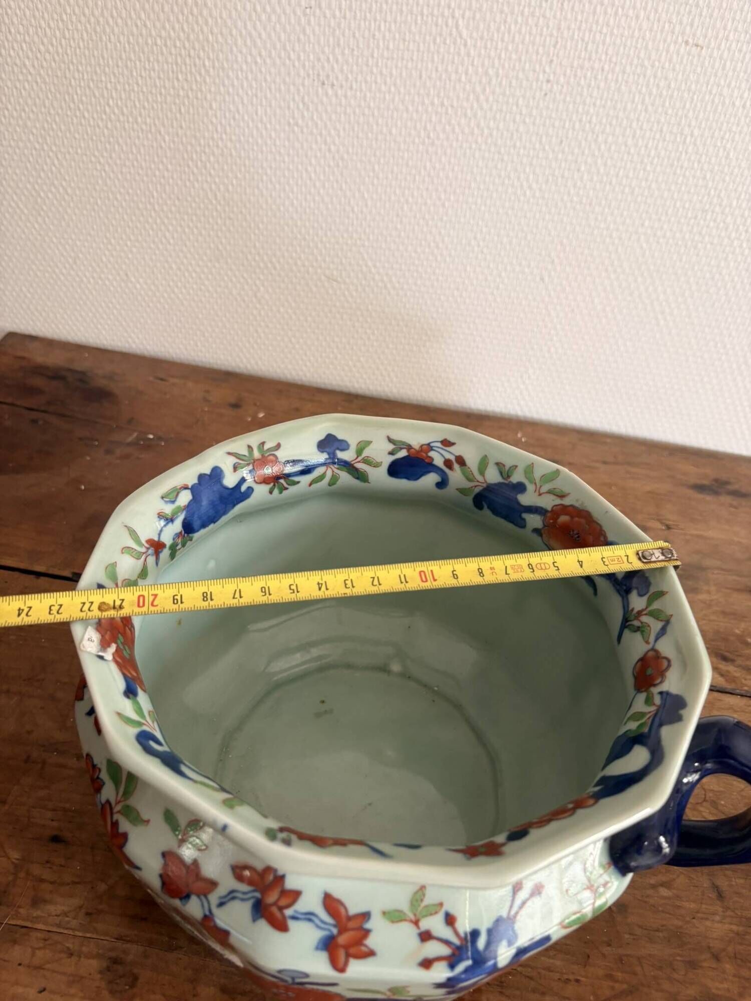 Cache Pot Porcelain English Jardinière Ironstone Celadon Japanese Imari