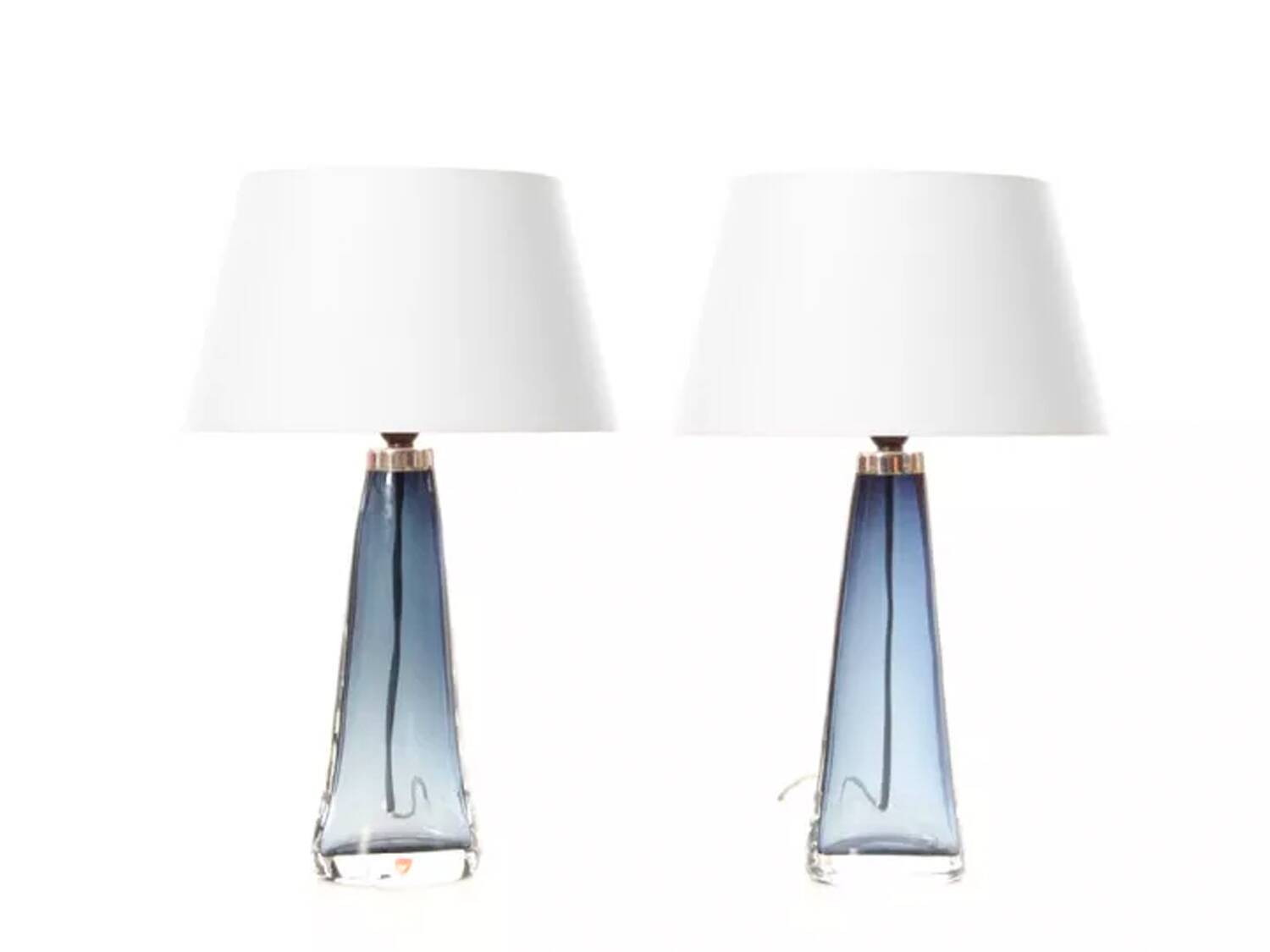 Paire de lampes à poser en cristral Model RD 1566