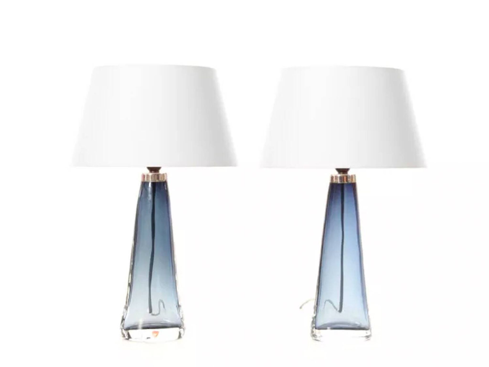 Pair of table lamps in crystal Model RD 1566